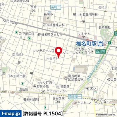 【地図】 | パラシオン椎名町