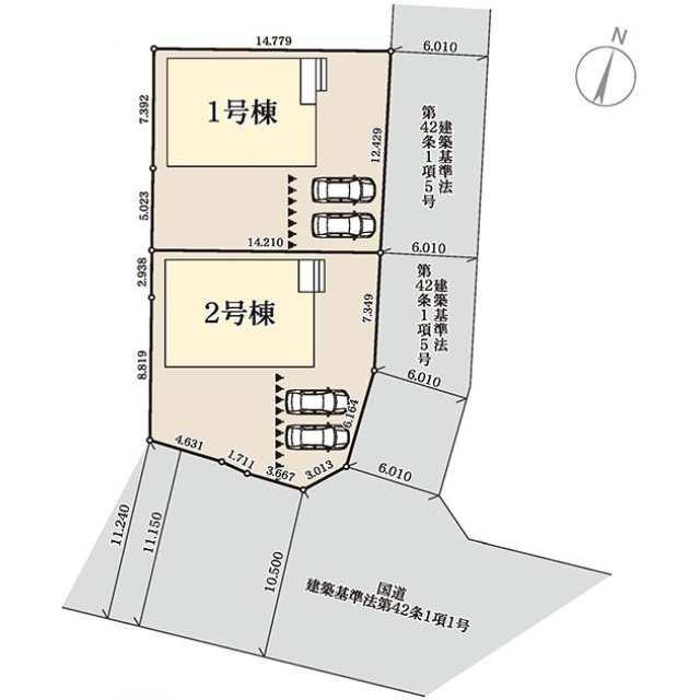 大木町第三の区画図| 
