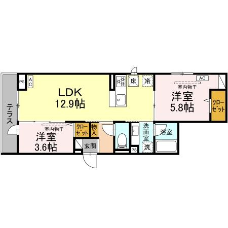 【間取り】 | イブレーア橋本