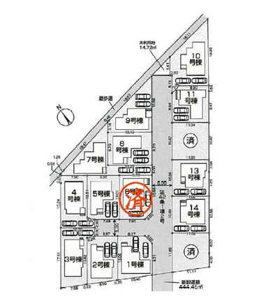 【区画図】 | ご家族様のプライベート空間が確保できる素敵な間取りです。また敷地ゆったりですので、おうち時間を楽しむのにもぴったりですね♪