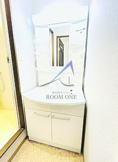 峰マンションの洗面所|洗面台です。