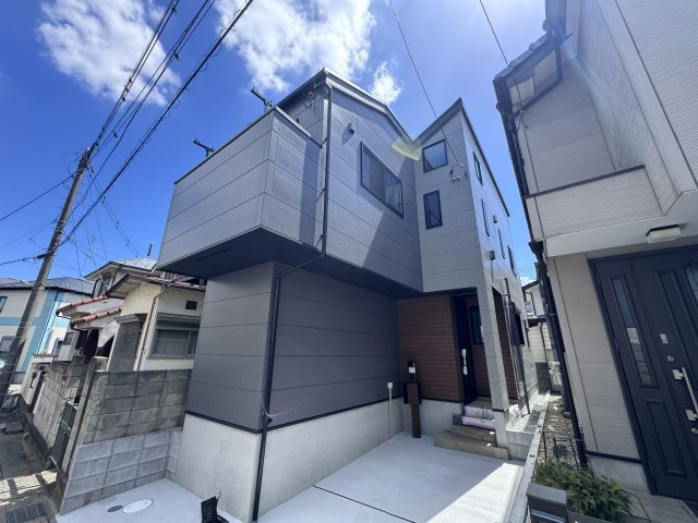 松戸市千駄堀新築戸建の外観|完成済み内覧可能です！！