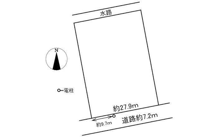 土地　平島1丁目の土地図