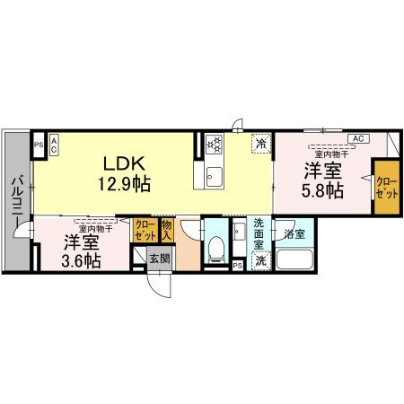 【間取り】 | イブレーア橋本