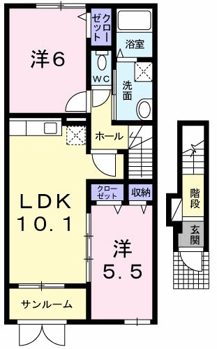 ブランシュ　ネージュ　Ⅱの間取り|間取図