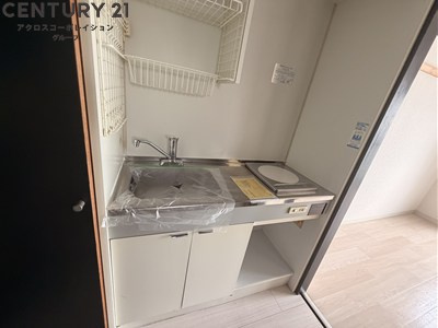 シンプルでコンパクトなキッチンです！