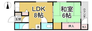 マンション幸の間取り