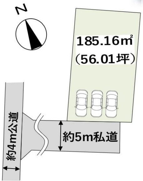 【中古戸建】羽生市西1丁目の区画図|■区画図