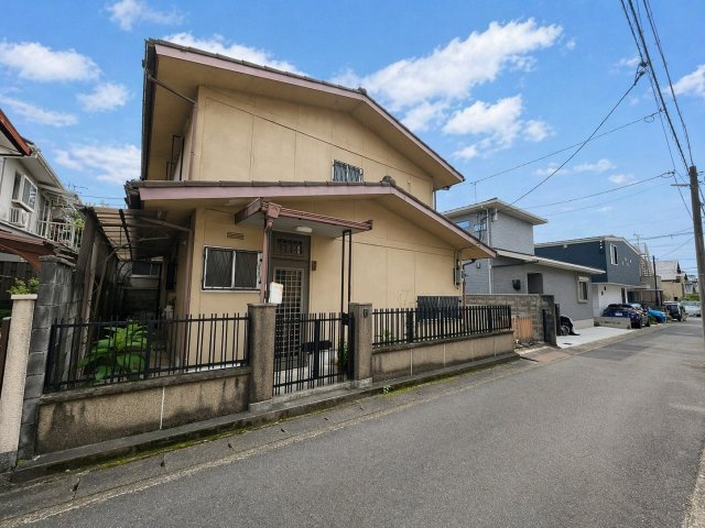 一乗寺松田町　建築条件付土地　新築参考プランBの前面道路含む現地写真|（4/25撮影）