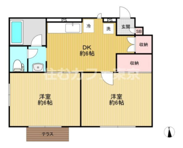 ラフィーネ西国分寺の間取り