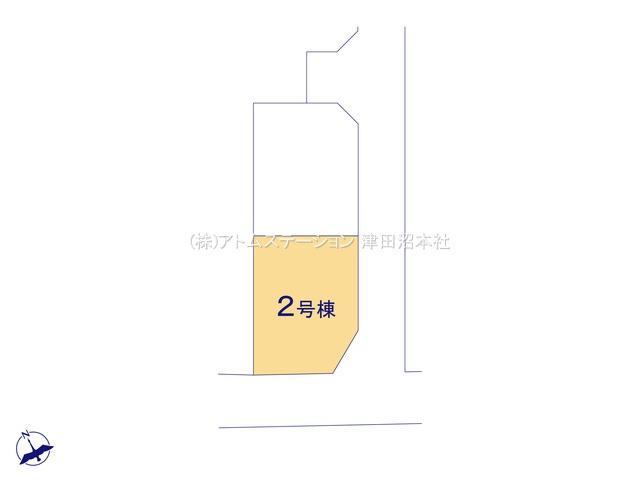 【区画図】 | アトムセレクト八千代市勝田台南５期２号棟