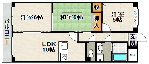 デイグラン　シエルの間取り