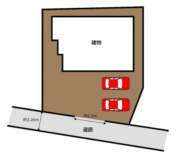 富士宮市小泉の中古一戸建|【現況販売】区画図 