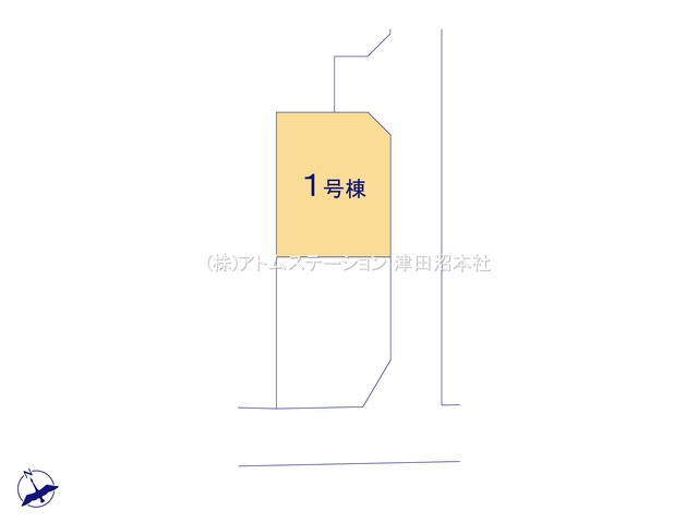 【区画図】 | アトムセレクト八千代市勝田台南５期1号棟