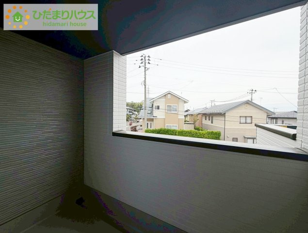 郡山市富田町9期　新築戸建　2号棟のバルコニー|バルコニーB