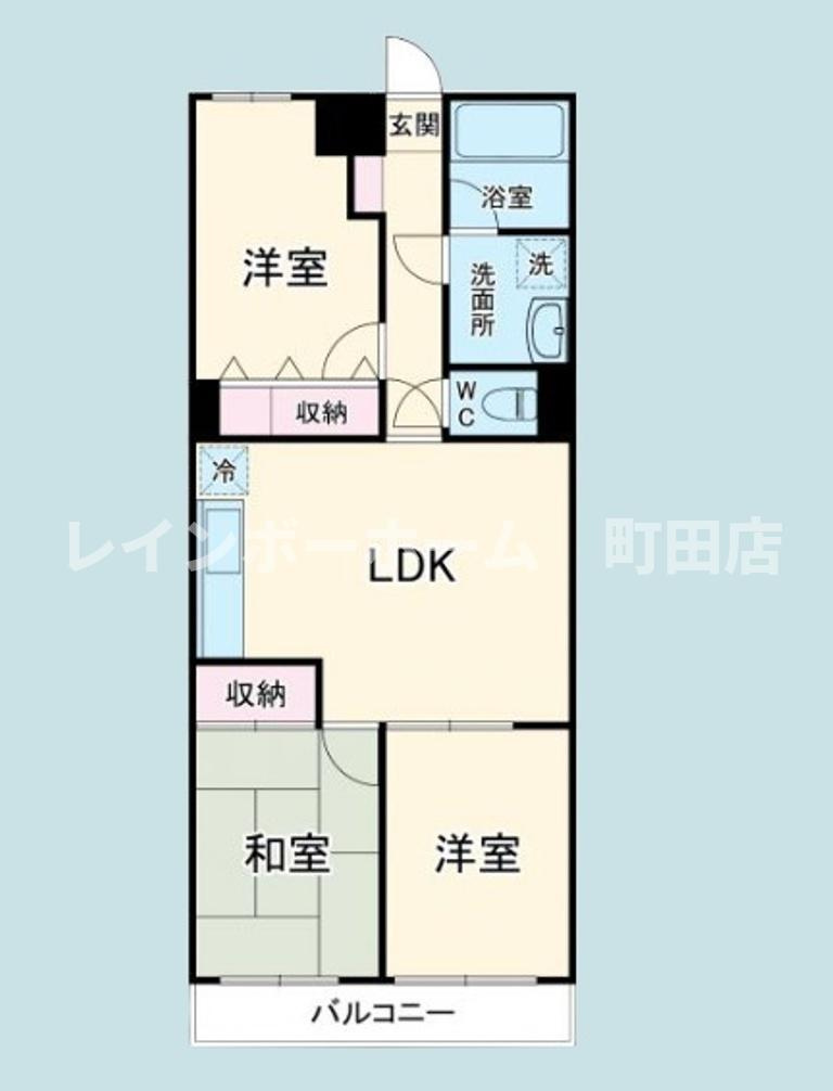 クリオ辻堂参番館※初期費用分割後払いサービス利用可能物件の間取り