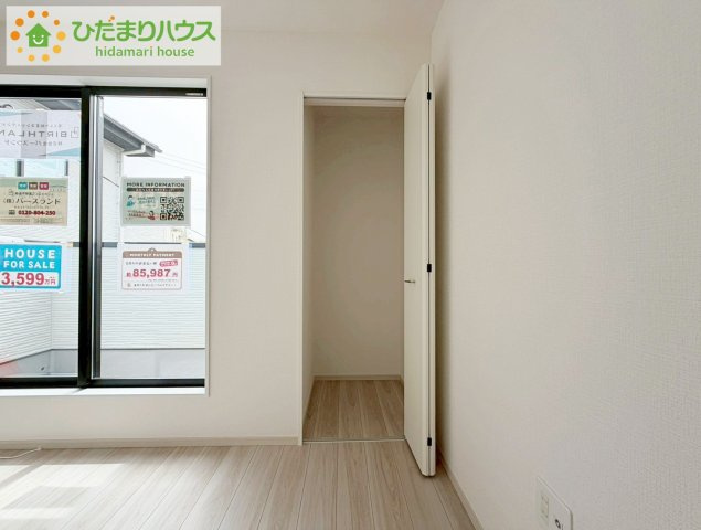 郡山市富田町9期　新築戸建　１号棟の収納|洋室A　収納