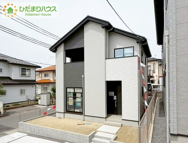 郡山市富田町9期　新築戸建　１号棟の外観|平日・お仕事帰りなど、いつでもご案内致します！お気軽にお問い合わせ下さい♪お待ちしております！