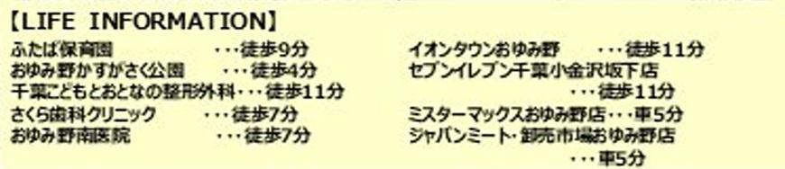 千葉市緑区おゆみ野南４丁目１期の周辺