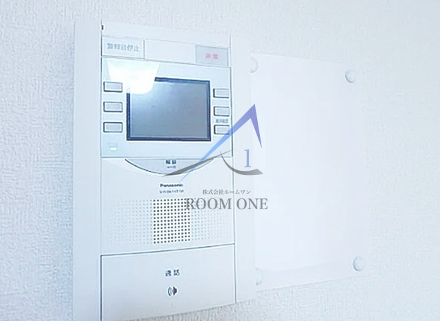 マンション白陽のセキュリティ|モニター付きインターホンです。
