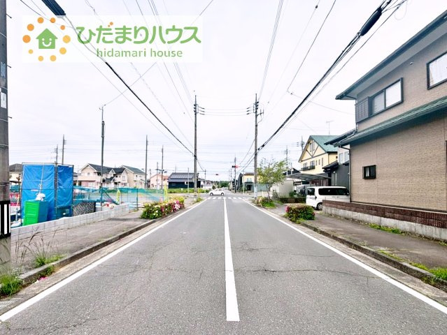 【前面道路含む現地写真】 | 龍ケ崎市松ケ丘4期　新築戸建　2号棟 | 4月24日撮影