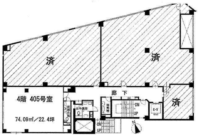 新富ミハマビルの間取り