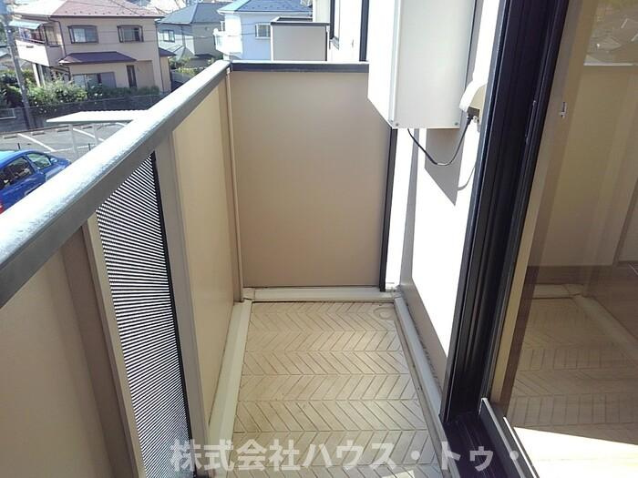 グリーンシャトル　Ａのバルコニー