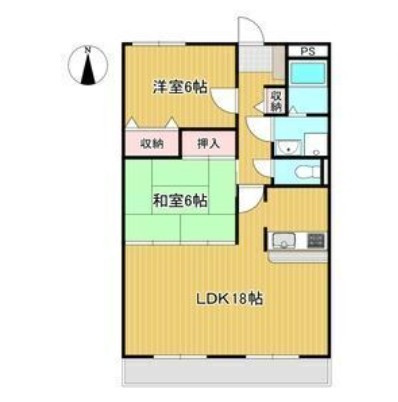 【間取り】 | 蜆橋ハイツ