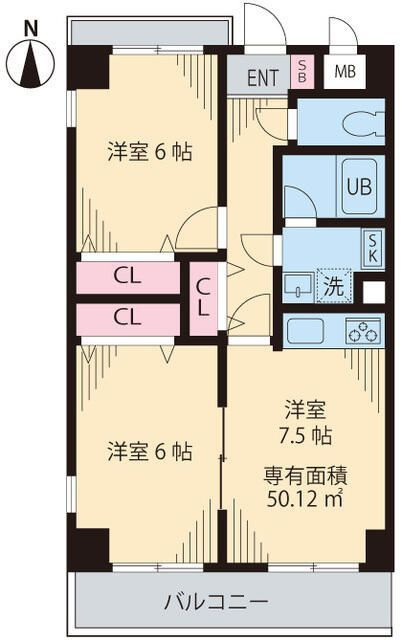 カーサデシノセの間取り