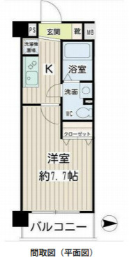 ムエット菊川の間取り
