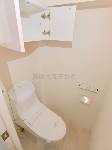 ライオンズマンション山王のトイレ|温水洗浄便座付きのトイレ
