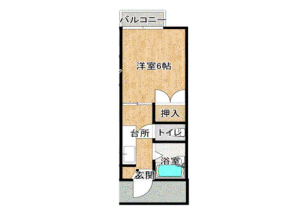 【間取り】 | 鹿田ハイツⅣ