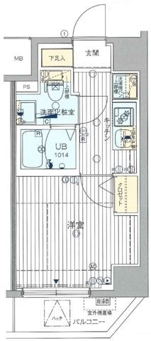 GROWS RESIDENCE横浜大通り公園の間取り|間取りです。