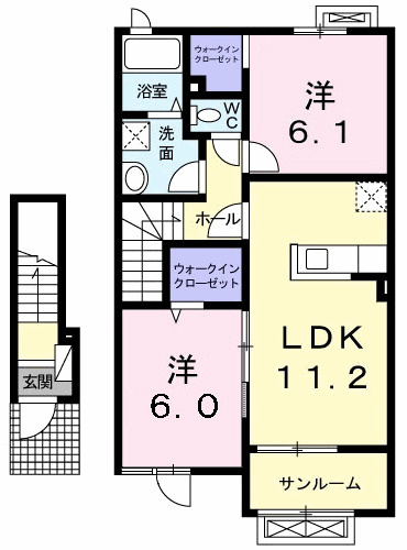間取りの一例です。