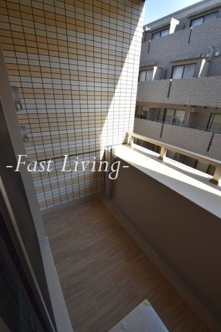 アンソレイエ飯田橋のバルコニー