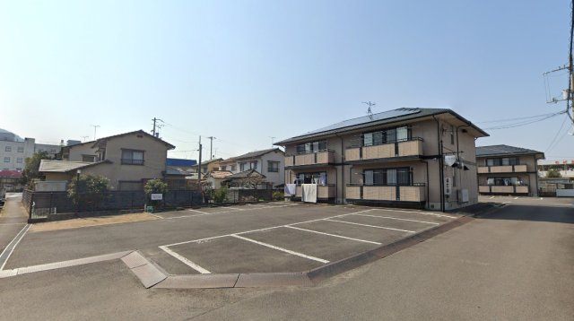 満室！善通寺市　二棟一括の駐輪場