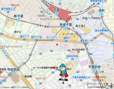 【地図】 | 新田町小川マンション | 案　内　図