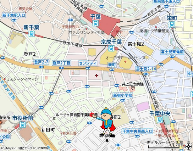 【地図】 | 新田町小川マンション | 案　内　図