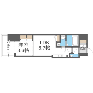 【間取り】 | ミラージュパレス本町Depart