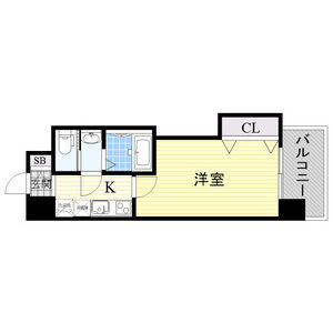 Luxe新大阪EAST2の間取り