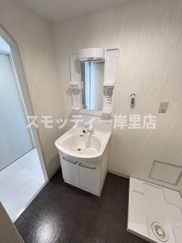 パレ北加賀屋の独立洗面台