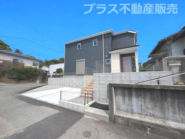 【外観】 | 糟屋郡宇美町宇美東2丁目6期　2号棟（全2棟）【仲介手数料無料・0円】 | 現地写真。同じ物件を見るなら、プラス不動産販売にお任せ下さい。
