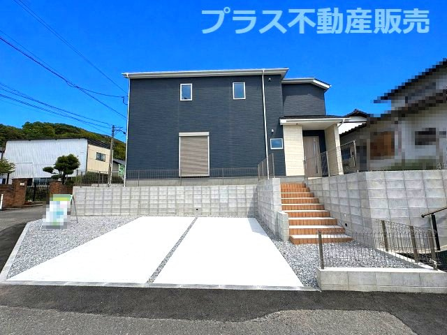 【外観】 | 糟屋郡宇美町宇美東2丁目6期　2号棟（全2棟）【仲介手数料無料・0円】 | 現地写真。プラス不動産販売なら、現場の全ての棟をまとめてご見学頂けます。