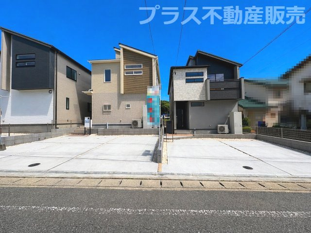 【外観】 | 糟屋郡宇美町神武原1丁目　1号棟（全3棟）【仲介手数料無料・0円】 | 現地写真。プラス不動産販売なら、現場の全ての棟をまとめてご見学頂けます。