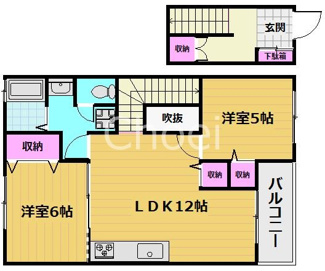 【間取り】 | ルネ紫野