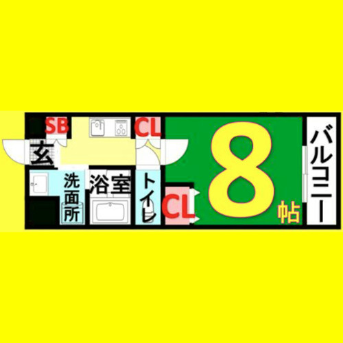 ガーデンハイツマルタカ2　名古屋市賃貸　仲介手数料無料の間取り