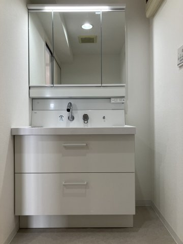 ライオンズマンション城東緑橋の独立洗面台