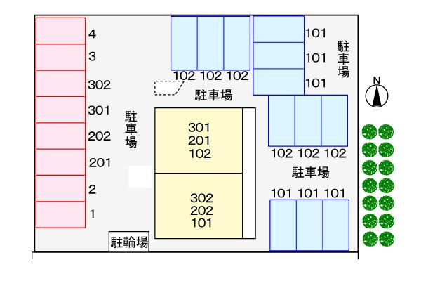 あかねランドの区画図