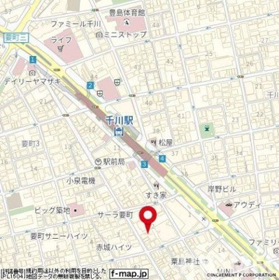【地図】 | 菱和パレス池袋要町