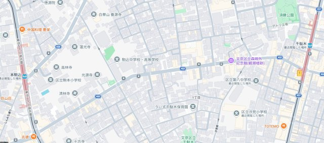 文京区千駄木１丁目新築戸建の地図|千駄木駅、本駒込駅利用の好立地